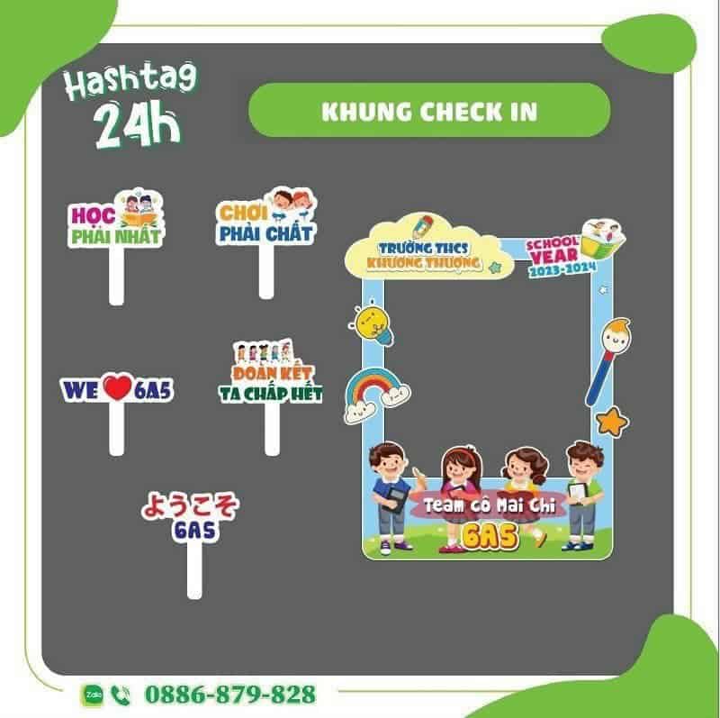 khung_check_in_khai_giang_THCS_Khuong_Thuong